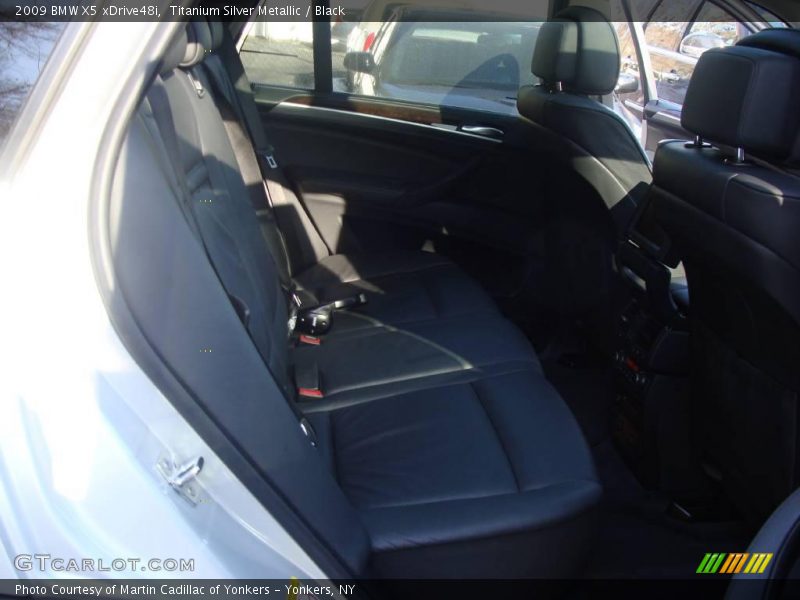 Titanium Silver Metallic / Black 2009 BMW X5 xDrive48i