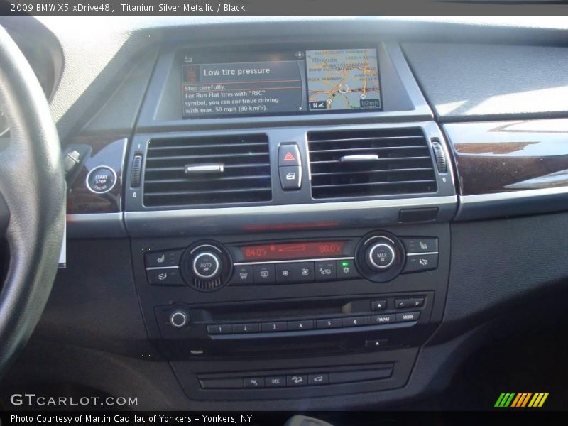 Titanium Silver Metallic / Black 2009 BMW X5 xDrive48i