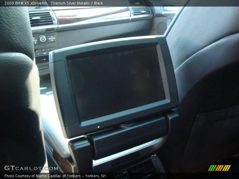 Titanium Silver Metallic / Black 2009 BMW X5 xDrive48i