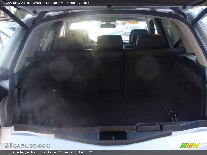 Titanium Silver Metallic / Black 2009 BMW X5 xDrive48i