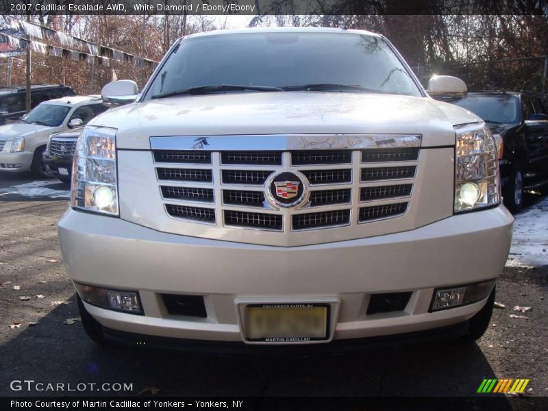 White Diamond / Ebony/Ebony 2007 Cadillac Escalade AWD