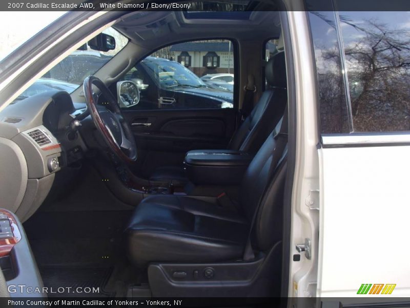 White Diamond / Ebony/Ebony 2007 Cadillac Escalade AWD