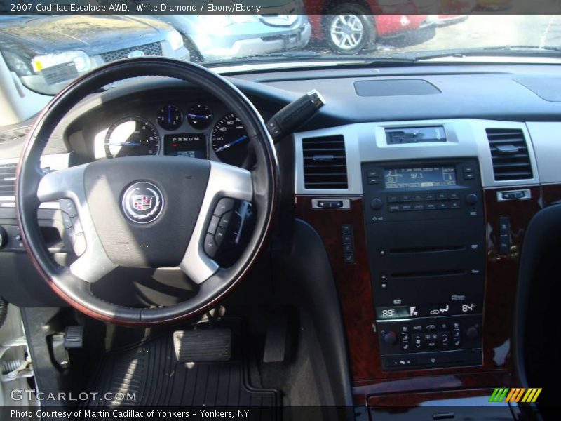 White Diamond / Ebony/Ebony 2007 Cadillac Escalade AWD