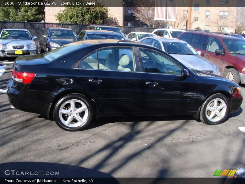 Ebony Black / Beige 2006 Hyundai Sonata GLS V6