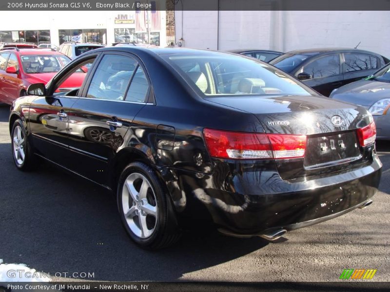 Ebony Black / Beige 2006 Hyundai Sonata GLS V6
