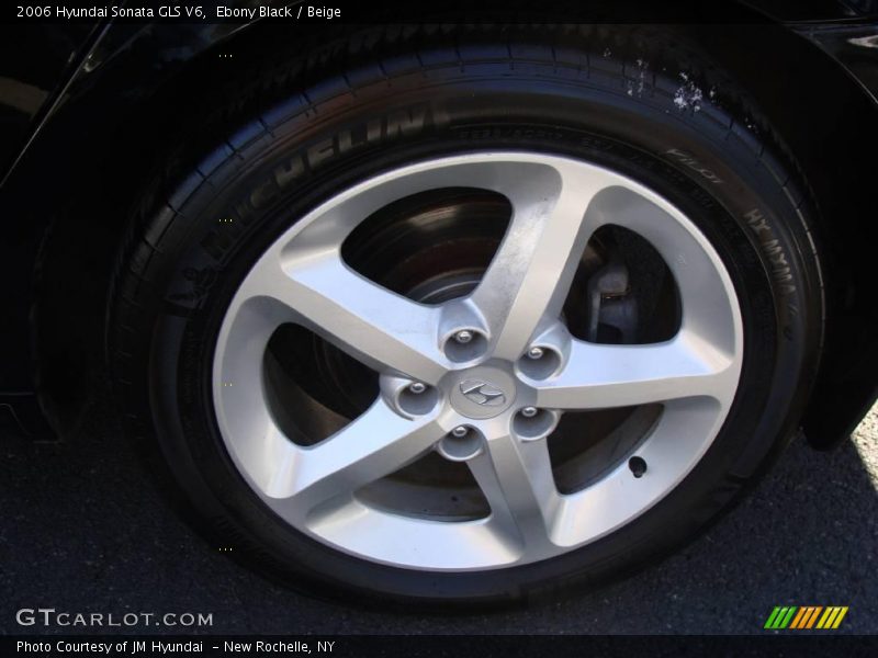 Ebony Black / Beige 2006 Hyundai Sonata GLS V6