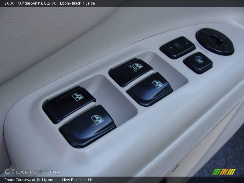 Ebony Black / Beige 2006 Hyundai Sonata GLS V6