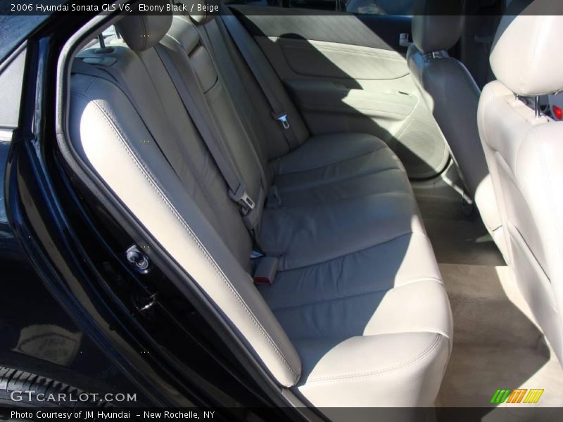Ebony Black / Beige 2006 Hyundai Sonata GLS V6