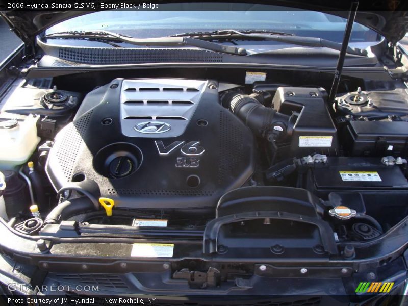 Ebony Black / Beige 2006 Hyundai Sonata GLS V6