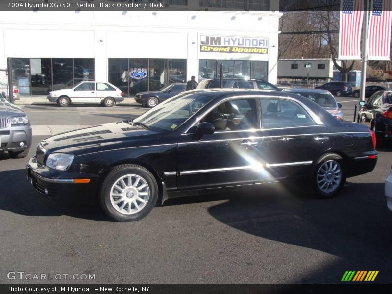 Black Obsidian / Black 2004 Hyundai XG350 L Sedan