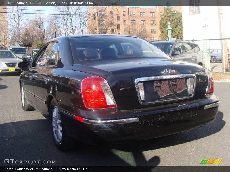 Black Obsidian / Black 2004 Hyundai XG350 L Sedan
