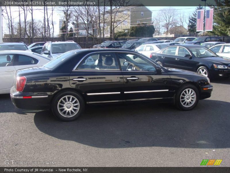 Black Obsidian / Black 2004 Hyundai XG350 L Sedan