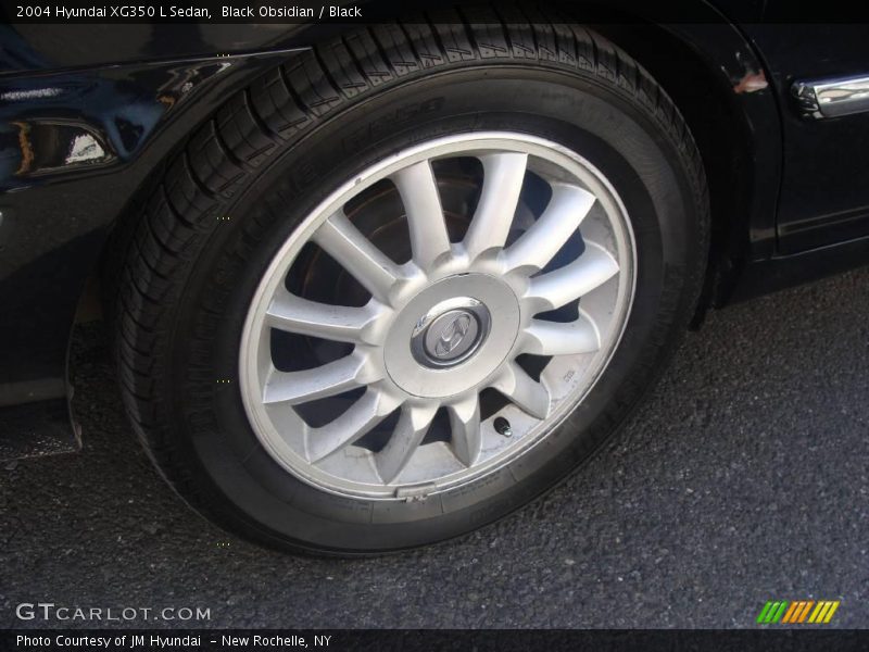 Black Obsidian / Black 2004 Hyundai XG350 L Sedan