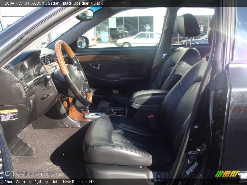 Black Obsidian / Black 2004 Hyundai XG350 L Sedan