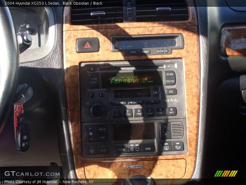 Black Obsidian / Black 2004 Hyundai XG350 L Sedan