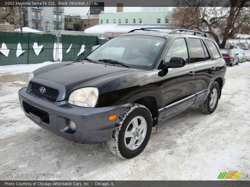 Black Obsidian / Gray 2002 Hyundai Santa Fe GLS