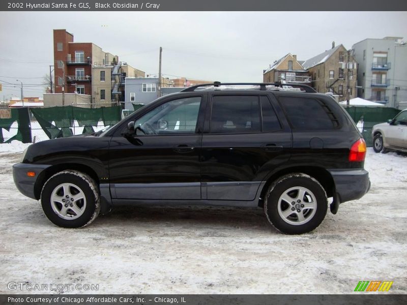 Black Obsidian / Gray 2002 Hyundai Santa Fe GLS
