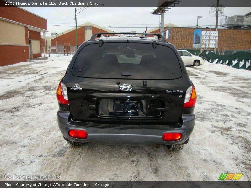 Black Obsidian / Gray 2002 Hyundai Santa Fe GLS