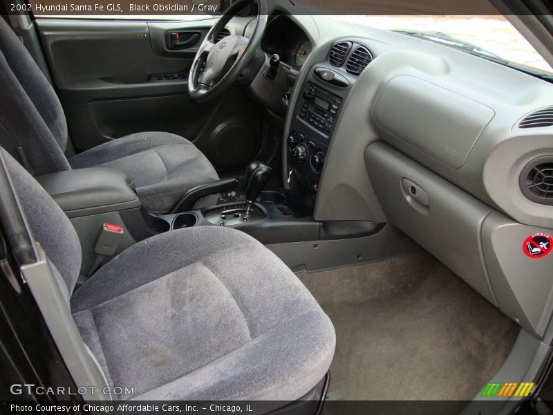 Black Obsidian / Gray 2002 Hyundai Santa Fe GLS