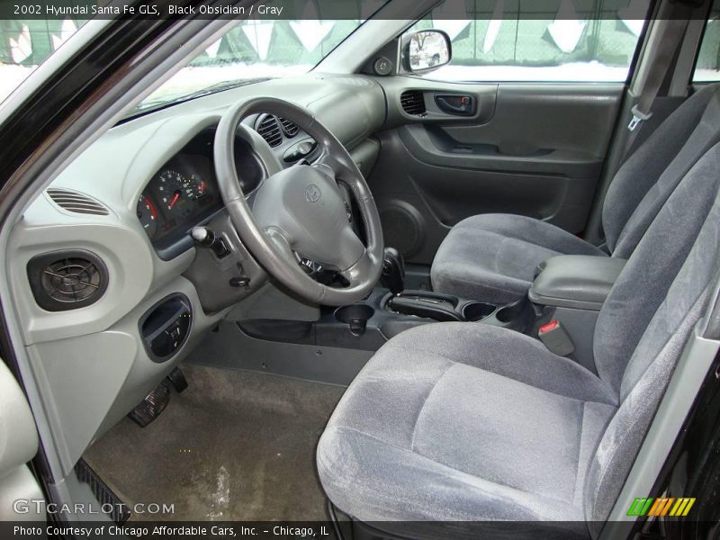 Black Obsidian / Gray 2002 Hyundai Santa Fe GLS