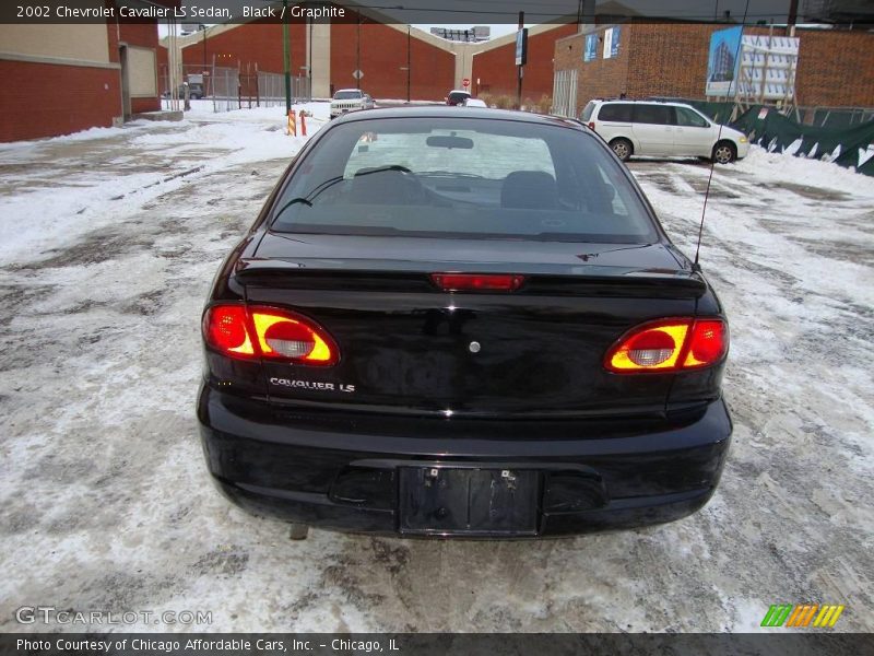 Black / Graphite 2002 Chevrolet Cavalier LS Sedan