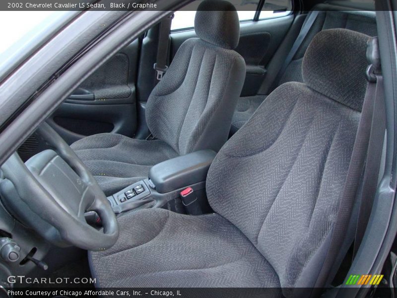 Black / Graphite 2002 Chevrolet Cavalier LS Sedan
