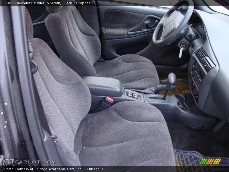 Black / Graphite 2002 Chevrolet Cavalier LS Sedan