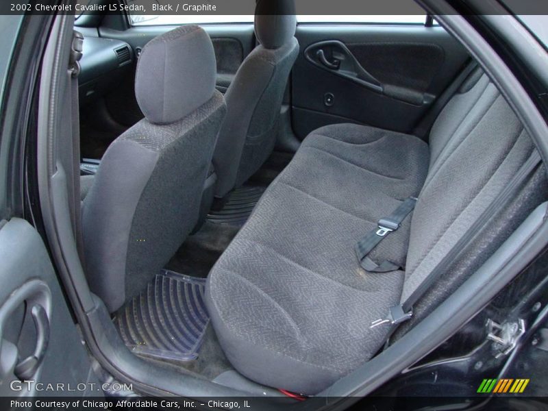Black / Graphite 2002 Chevrolet Cavalier LS Sedan