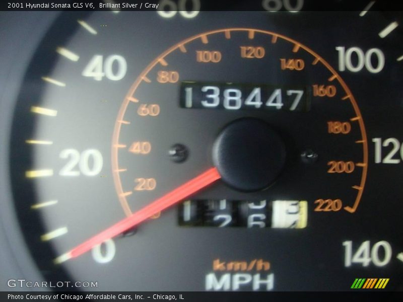 Brilliant Silver / Gray 2001 Hyundai Sonata GLS V6