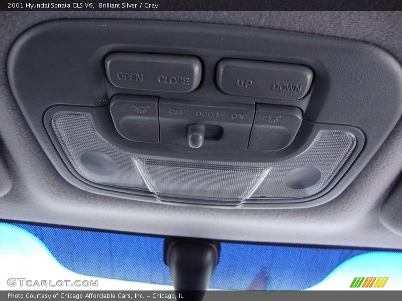Brilliant Silver / Gray 2001 Hyundai Sonata GLS V6