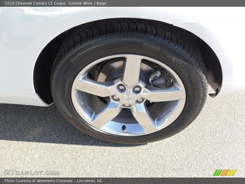 Summit White / Beige 2010 Chevrolet Camaro LT Coupe