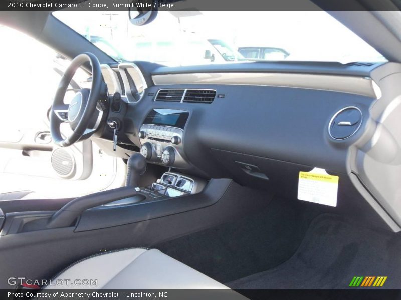 Summit White / Beige 2010 Chevrolet Camaro LT Coupe