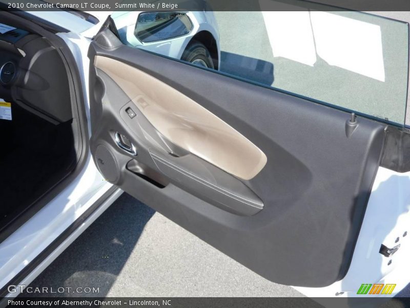 Summit White / Beige 2010 Chevrolet Camaro LT Coupe