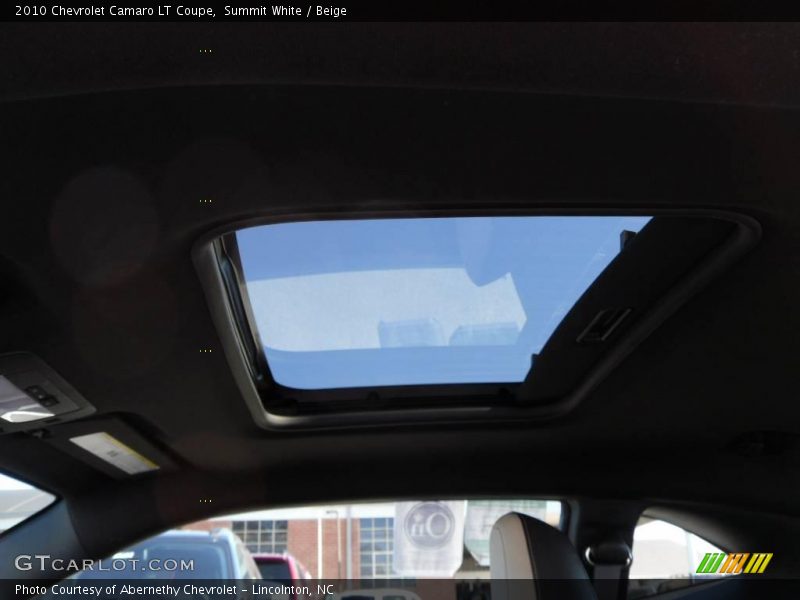 Summit White / Beige 2010 Chevrolet Camaro LT Coupe