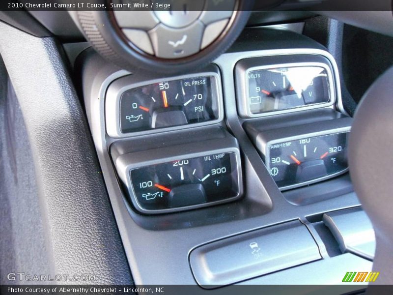 Summit White / Beige 2010 Chevrolet Camaro LT Coupe
