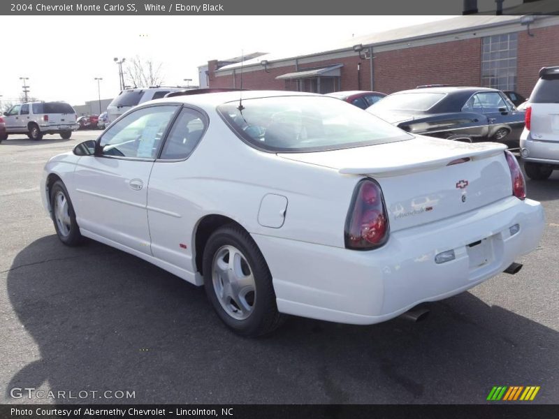 White / Ebony Black 2004 Chevrolet Monte Carlo SS