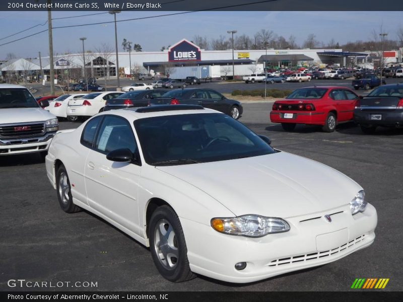 White / Ebony Black 2004 Chevrolet Monte Carlo SS