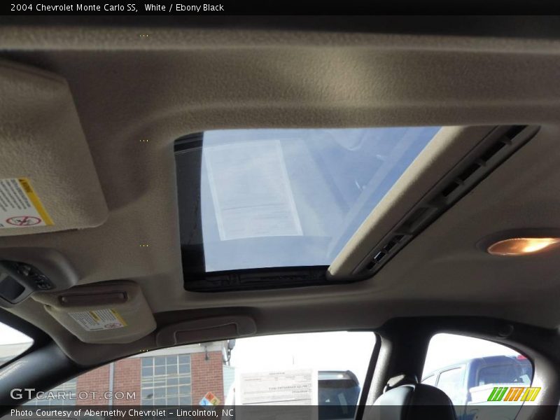 White / Ebony Black 2004 Chevrolet Monte Carlo SS