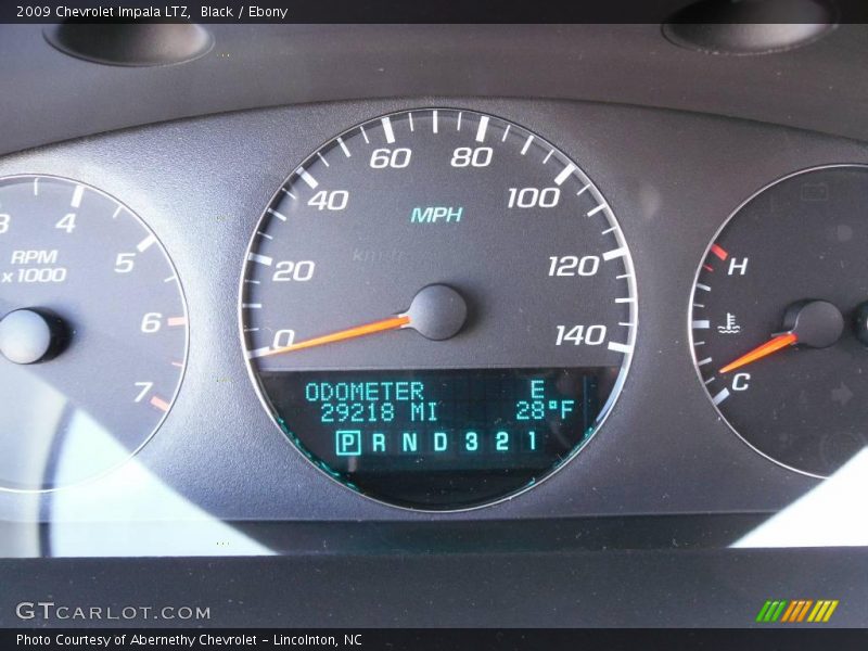 Black / Ebony 2009 Chevrolet Impala LTZ