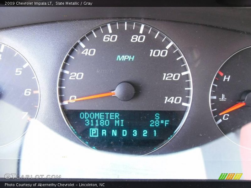 Slate Metallic / Gray 2009 Chevrolet Impala LT