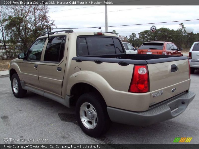 Harvest Gold Metallic / Medium Pebble 2003 Ford Explorer Sport Trac XLS