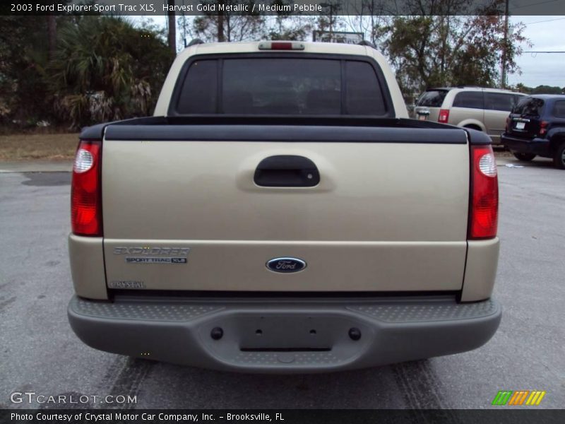 Harvest Gold Metallic / Medium Pebble 2003 Ford Explorer Sport Trac XLS