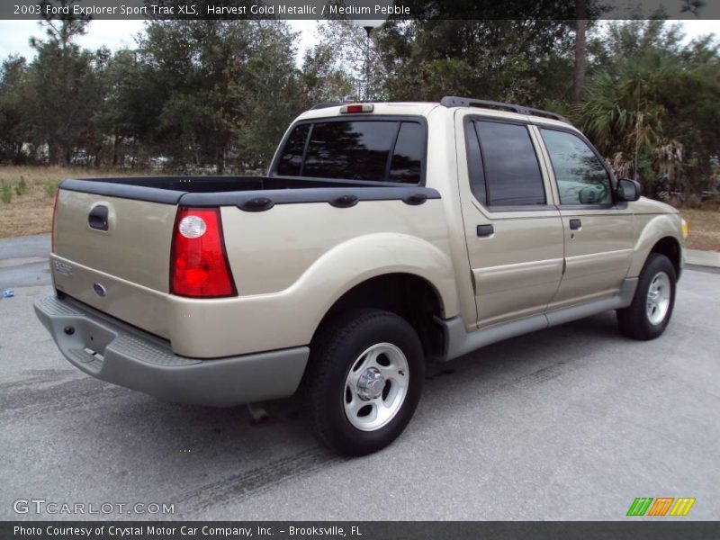 Harvest Gold Metallic / Medium Pebble 2003 Ford Explorer Sport Trac XLS