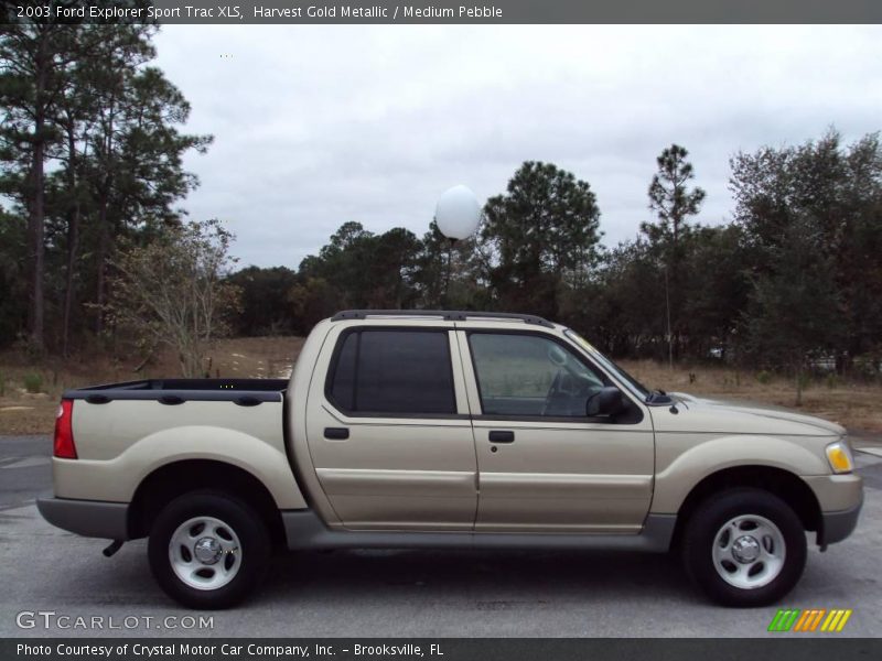 Harvest Gold Metallic / Medium Pebble 2003 Ford Explorer Sport Trac XLS