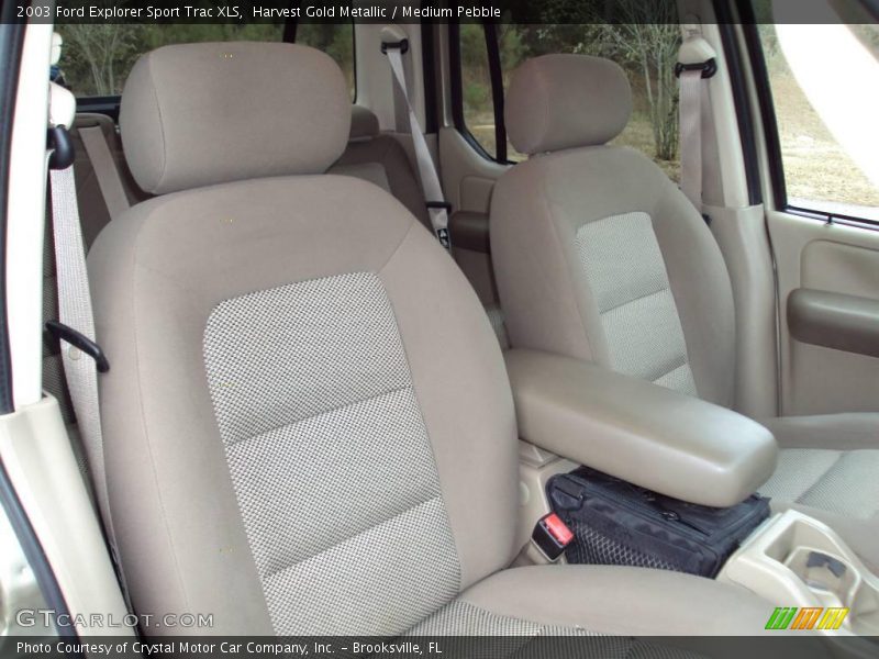 Harvest Gold Metallic / Medium Pebble 2003 Ford Explorer Sport Trac XLS