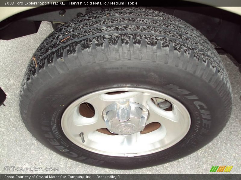 Harvest Gold Metallic / Medium Pebble 2003 Ford Explorer Sport Trac XLS