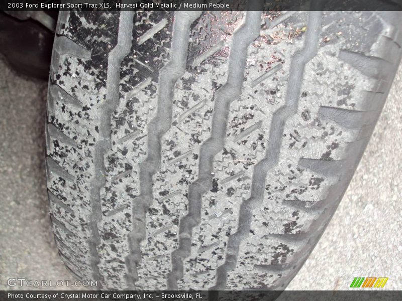 Harvest Gold Metallic / Medium Pebble 2003 Ford Explorer Sport Trac XLS