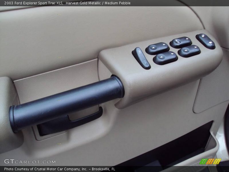 Harvest Gold Metallic / Medium Pebble 2003 Ford Explorer Sport Trac XLS