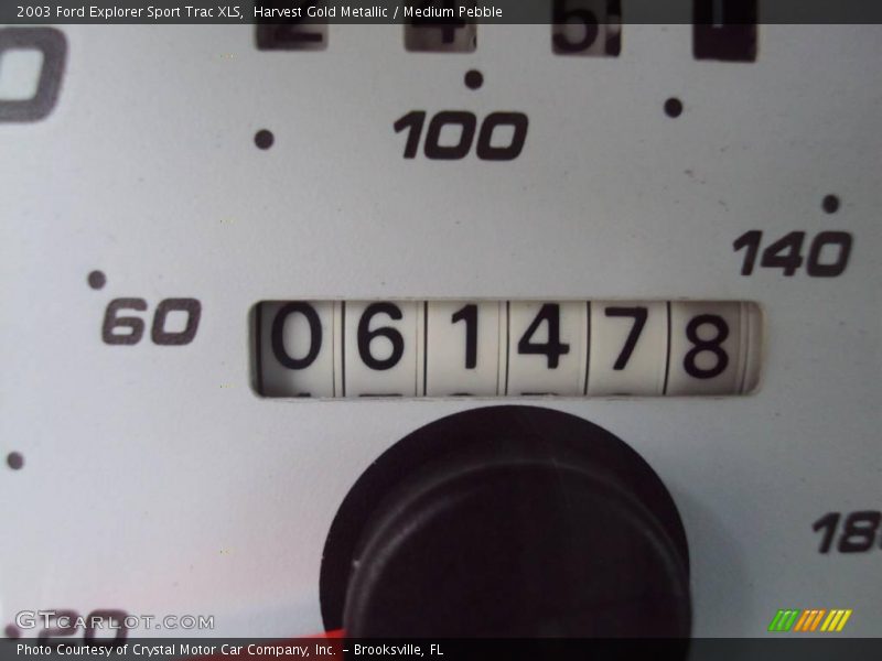 Harvest Gold Metallic / Medium Pebble 2003 Ford Explorer Sport Trac XLS