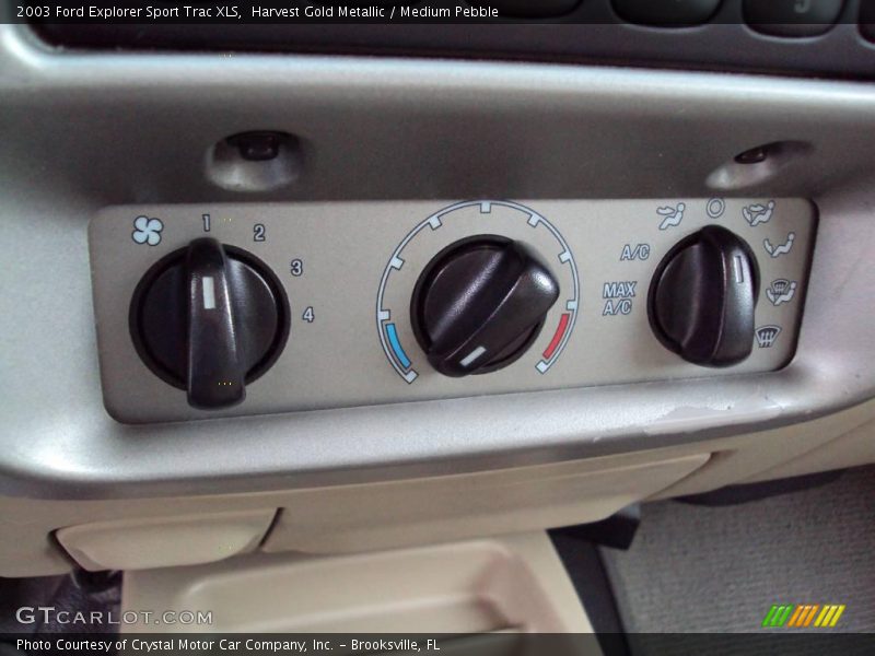 Harvest Gold Metallic / Medium Pebble 2003 Ford Explorer Sport Trac XLS